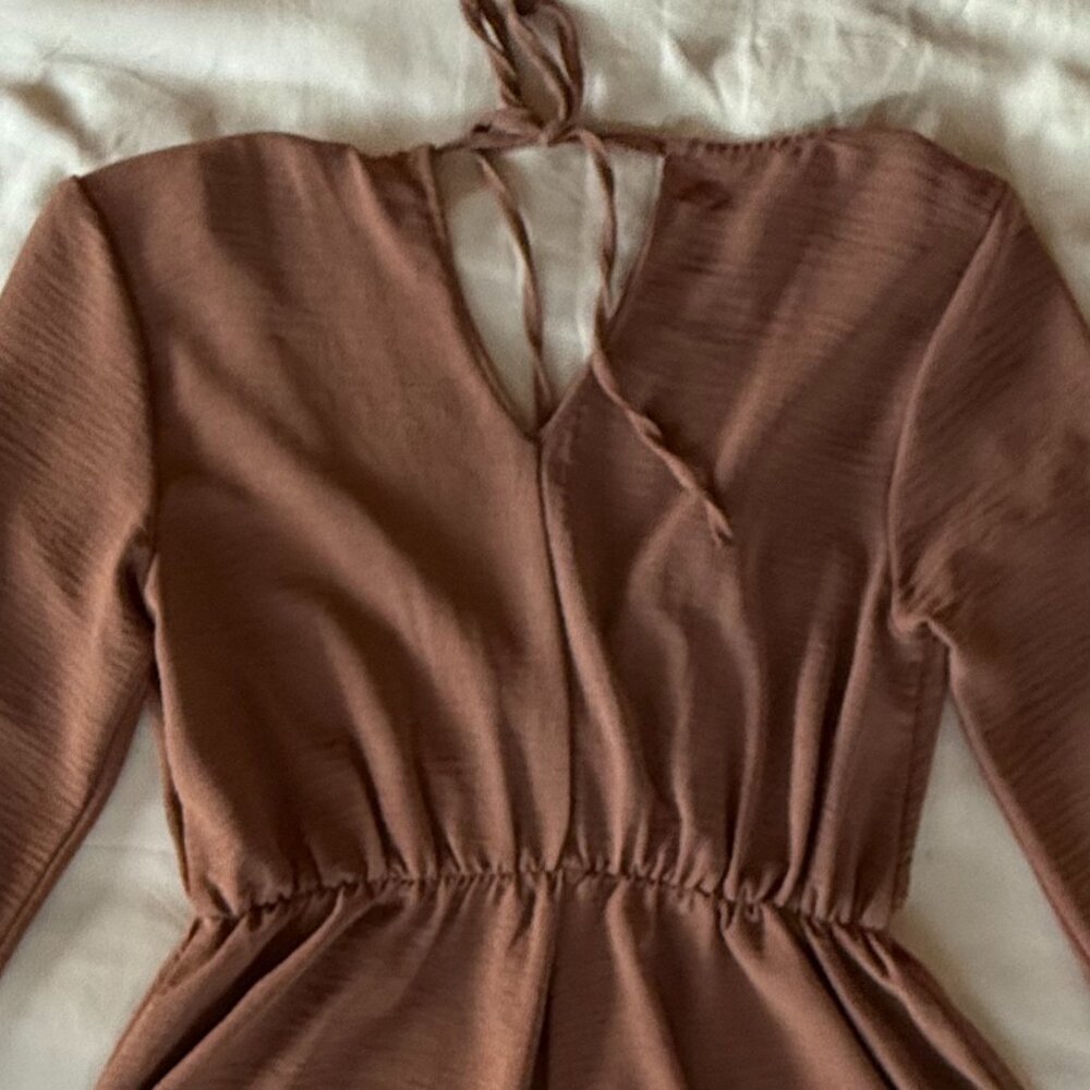 Final Touch Rust Romper - image 5